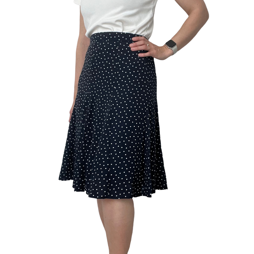 Loft Polka Dot Skirt New with Tags Women Size 0P